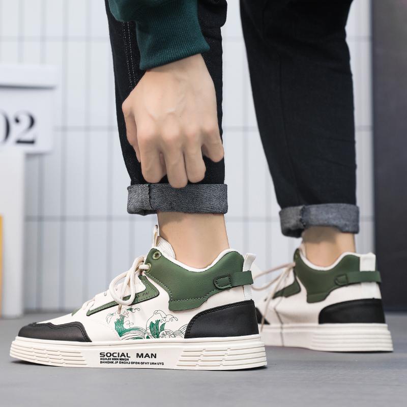 Высокие ботинки, мужская кожаная обувь, модные мотоциклетные ботильоны для мужчин, осенне-зимние ботинки, мужская обувь, уличная обувь с высоким берцем, мотоциклетная обувь