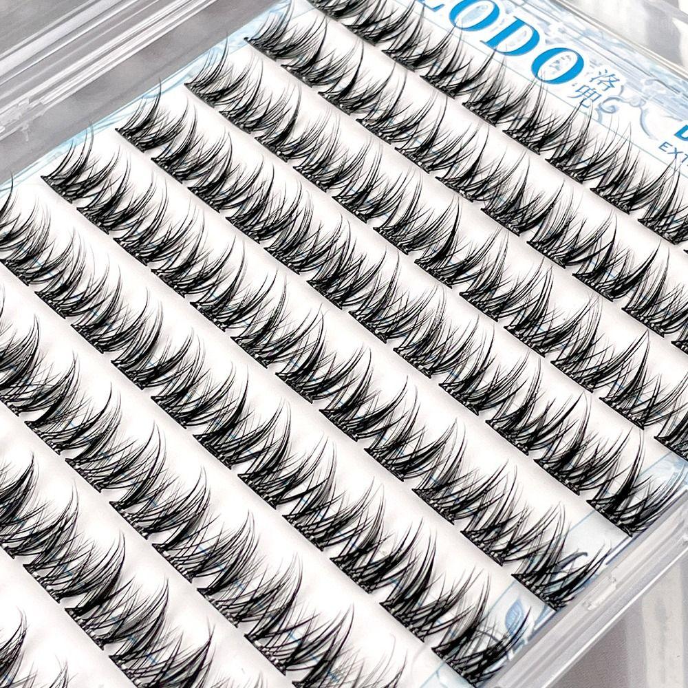 120 шт. Накладные ресницы для начинающих без клея в стиле мыши, DIY наращивание ресниц для женщин