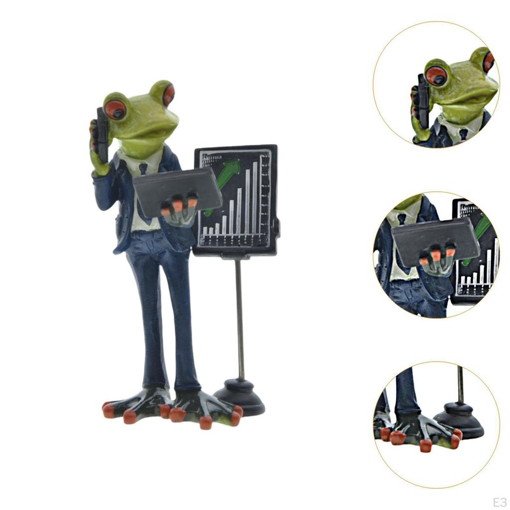 Фигурка лягушки для украшения сада, центральный элемент, произведение искусства, пруд и забор