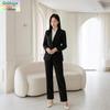 Women’s Professional Black Suit Set for Interviews and Formal Occasions