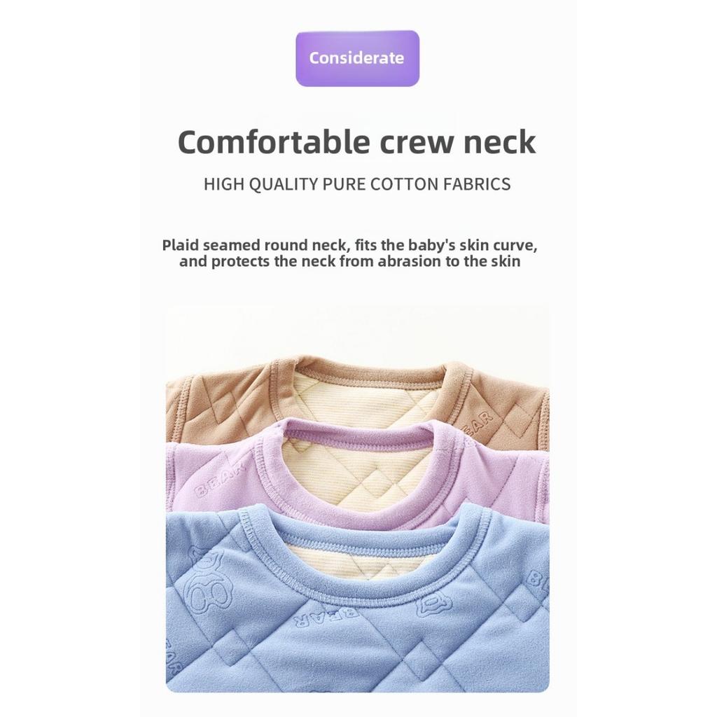 Детский артефакт школьной формы Осень-Зима Трехслойная стеганая хлопковая куртка для мальчиков с толстой велюровой подкладкой и хлопковая куртка для девочек