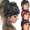 Gradient Hair Bands Women Elastic Yoga Head Band Bohemian Yoga Sports Wide Headbands Turban Hair Hoop Headwrap Hair Accessories
