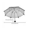 Adjustable Camera Umbrella with Clip Supply Stand Durable Portable Sunshade for Video Smartphone Camping Photography Traveling