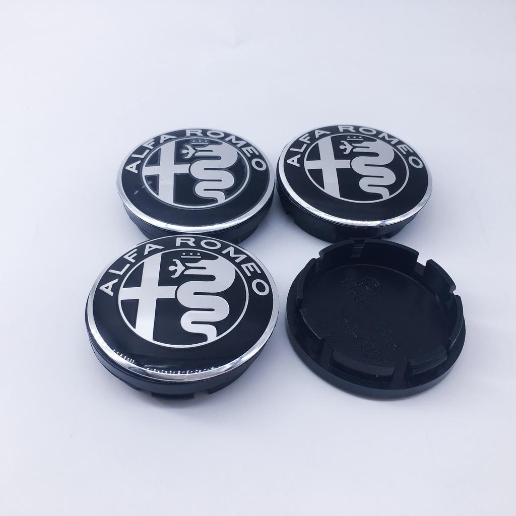 10Pcs 56mm For Alfa Romeo 159 147 156 Giulietta GT Mito Brera Giulia Car Wheel Hub Logo Modification Wheel Hub Cover Decoration