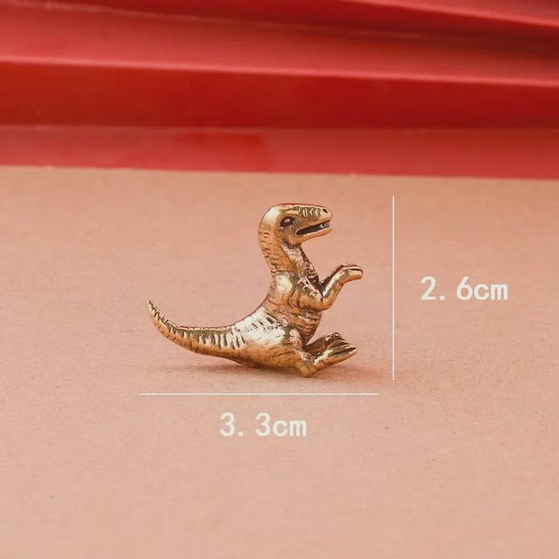 Юрский спинозавр динозавр латунный орнамент - креативный металлический настольный декор подарок