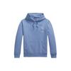 Polo Solid Color Logo Embroidered Drawstring Hoodie Men Hoodies Blue MNPOKNI16823617-400