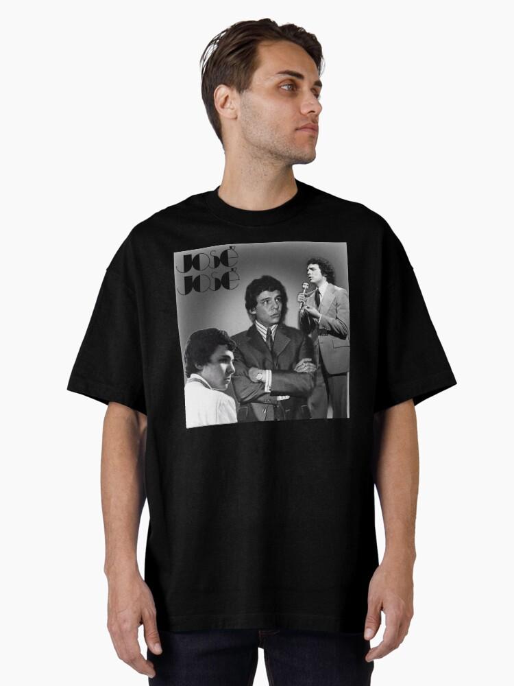 Juan Luis Guerra Jose Jose B&W Oversized T-Shirt