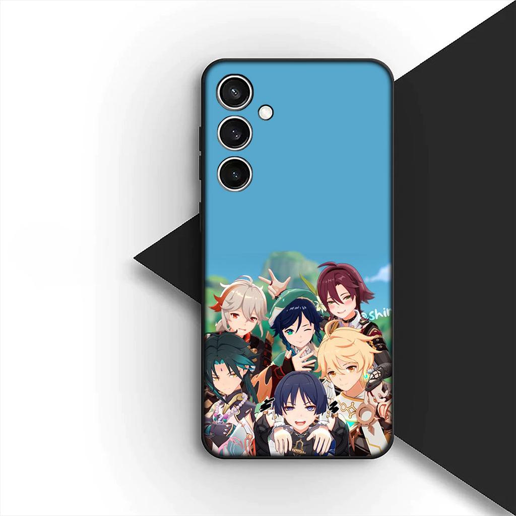 for Motorola Moto G55 G45 G75 G85 G35 Edge 50 30 Fusion 40 NEO Ultra Pro Phone Cover Soft Case Genshin Baal Raiden Shogun Impact