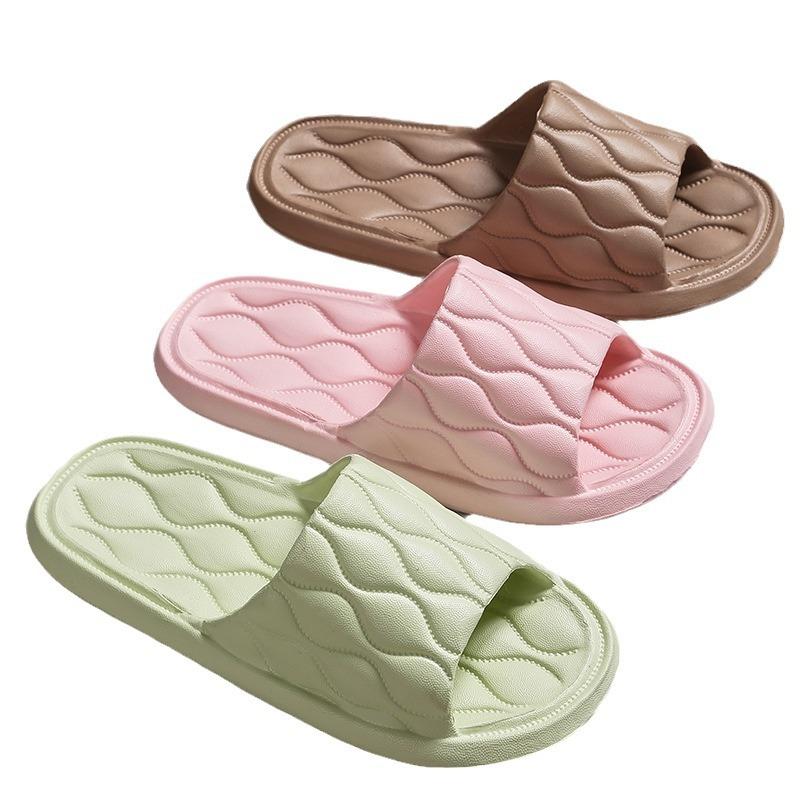 Нескользящие тапочки женские массажные домашние простые для ванной бани отеля прохладные тапочки мужские парные