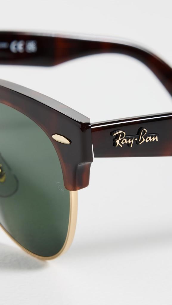 Солнцезащитные очки 0RB2341 CLUBMASTER WAY RED HAVANA ON GOLD GREEN Поляризационные [Ray-Ban] 990/3154