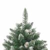 Artificial Christmas Tree with 150 LEDs and Stand Green 120 cm
