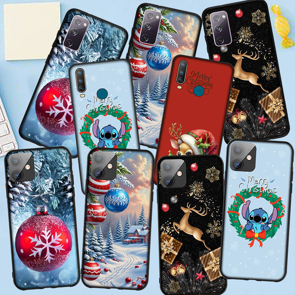 Phone Case for iPhone 17 16 15 Xiaomi Poco F8 F7 X7 X6 M8 C85 C75 C71 Redmi Note 14 13 12 11 Pro Max A3 A4 14C 13C 15C Gift Merry Christmas Deer Cover