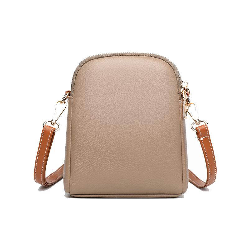 Женская сумка-кроссбоди из искусственной кожи для мобильного телефона, простая многослойная сумка для покупок, на плечо KTB