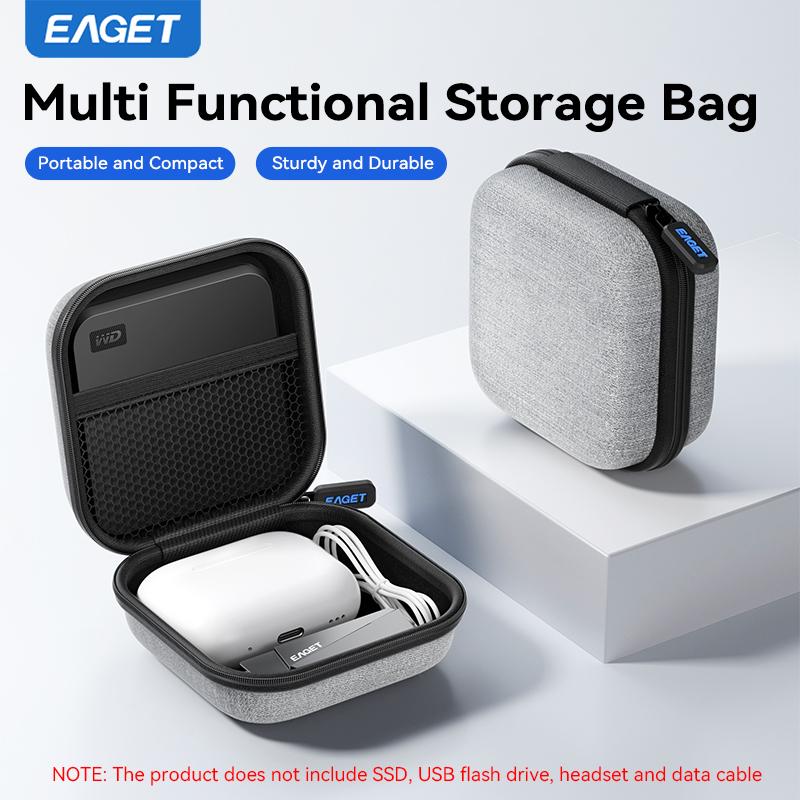 Portable Storage Bag Coin Purse Earphone/USB/Data Cable Storage Case Digital Storage Bag for Wireless Earbuds Headphones Case