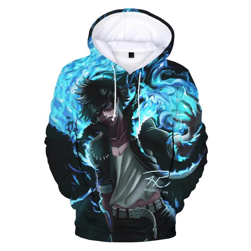 2024 My Hero Academia Dabi 3D Print Hoodie Sweatshirts Men Women Fashion Casual Pullover Anime Streetwear Oversized Hoodies
