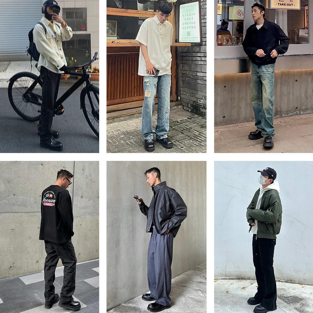 Черные высококлассные туфли дерби Микки, мужские повседневные кожаные туфли на платформе, весенние дышащие туфли с большой головой в стиле ретро