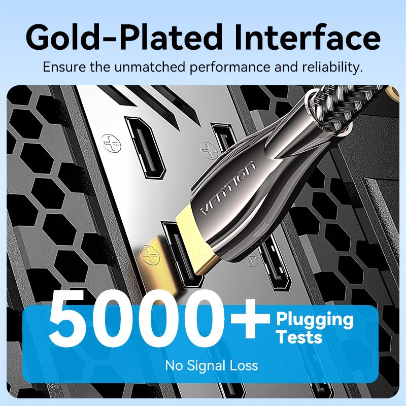 Vention 4K HDMI-совместимый кабель HDMI 2.0 кабель для PS5 4 Xiaomi Mi Box TV сплиттер переключатель аудиокабель для 4K ТВ видеокабель HDMI