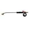 Lükūn Dual-Head Tire Inflator Rod with Pressure Gauge