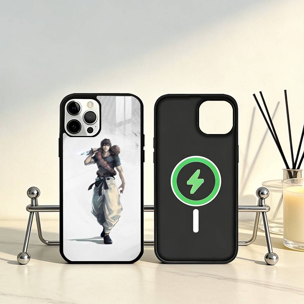 Чехол для телефона Toji Fushiguro Jujutsu Kaisen Для iPhone 17, 16, 15, 14, 13, 12, 11 Plus, Pro Max Магнитный Для Magsafe Беспроводной Зарядки