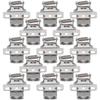 20 Pcs Light Mounting Spring Clips Recessed Lamp Accessories Securing Clamps for Ceiling Iron Retrofitting
