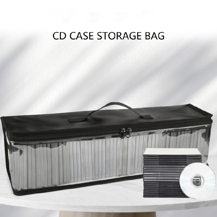 Многоцелевой Альбом для CD Органайзер Кейс Большая Вместимость Прозрачное Окошко Защитные Чехлы-Конверты для Хранения 50 Дисков Путешествия