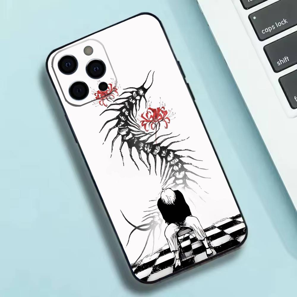 Аниме Обои Токийский Гуль Чехол для Телефона Силиконовый Мягкий Для IPhone 17 16 15 14 13 12 11 X XR Plus Pro Max Plus