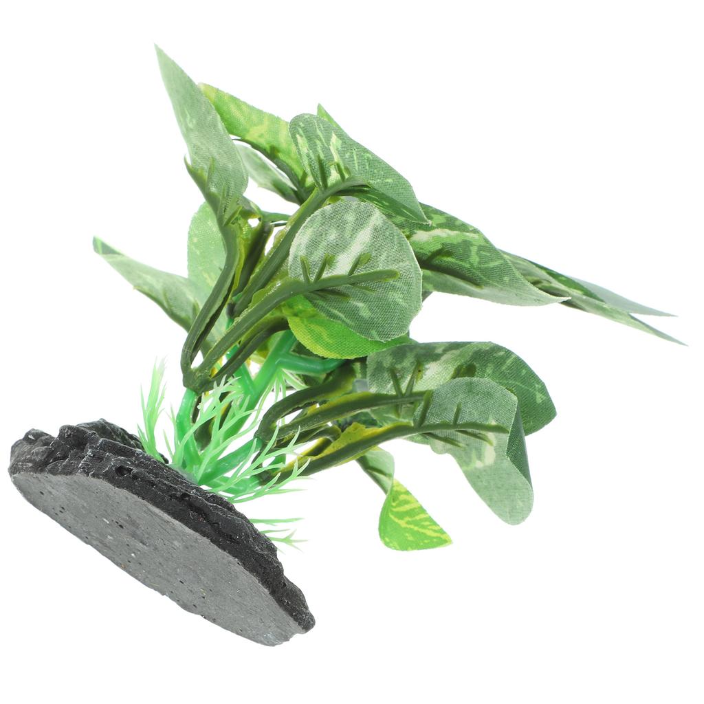 Премиальные Реалистичные Аквариумные Растения Пластиковая Декорация для Аквариума для Пресной Соленой Воды Маленькое Искусственное Растение Украшение