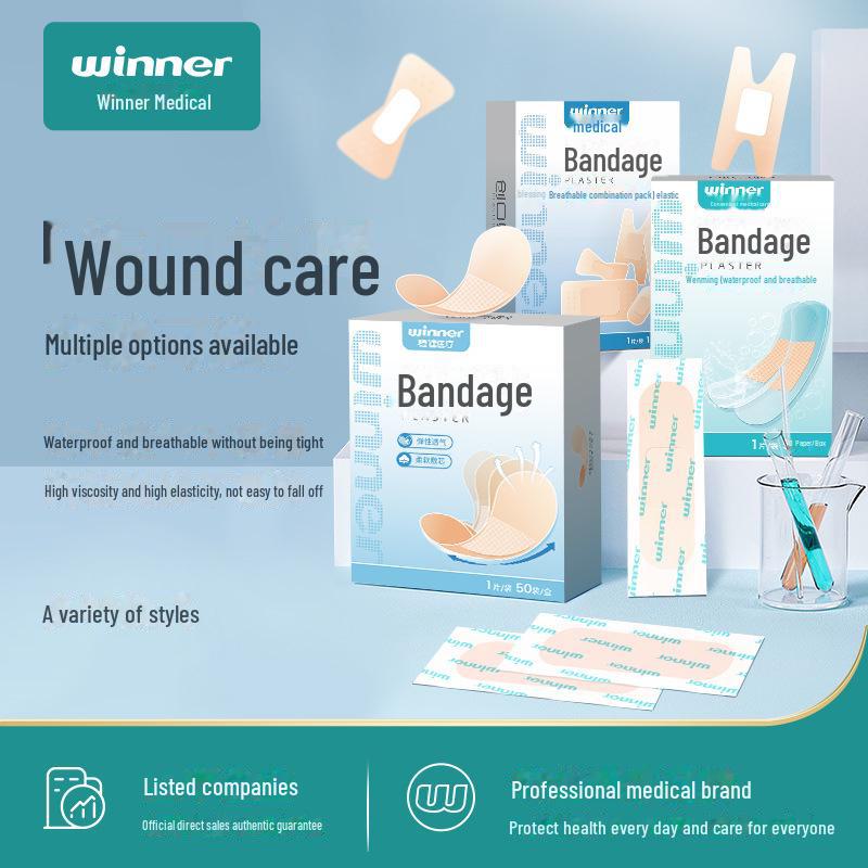 Winner Steady Дружелюбный к коже дышащий детский пластырь для ран для домашнего использования
