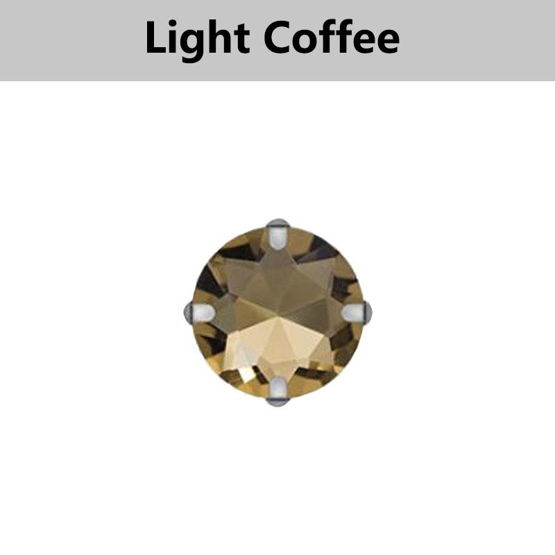 10 мм 20 шт./лот круглые пришивные стеклянные хрустальные стразы серебристый коготь с плоской задней частью чашка-коготь ремесленные бусины свободные многоцветные детали для самостоятельного шитья детали для ручного шитья