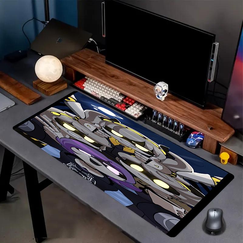 Murder Drones Theme Mouse Pad, Non Slip Rubber Base, Multifunctional Office & Home Decor, Perfect for Workspace Personalization.