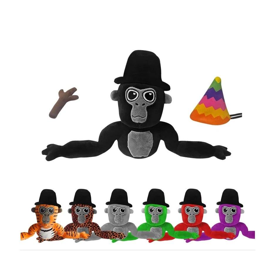Anime Gorilla Tag Monke Plush Toy Cute Stuffed Cartoon Home Decoration Dolls Pillow Birthday Gift for Kids