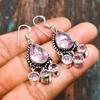 Pink Kunzite, Gemstone Handmade 925 Sterling Silver Jewelry Earring For Thanksgiving