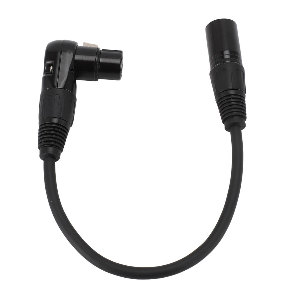 XLR микрофонный удлинительный кабель-адаптер 90 градусов XLR мама на прямой XLR папа кабель-адаптер для