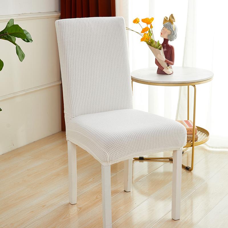 Jacquard Chair Covers Spandex Stretch Seat Slipcover Removable For Wedding Dining Room Banquet Office Housse De Chaise