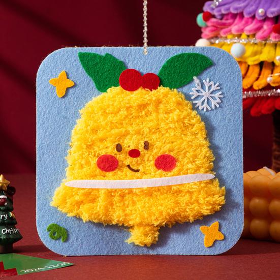 DIY Christmas Embroidery Kit for Beginners Cute Santa/Stocking/Gingerbread Sewing Projects Xmas Needlepoint Kit for Kids Adults