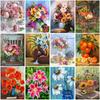 DIY Flower 5D Diamond Painting Full Round Drill Resin Animal Diamond Embroidery Mosaic Cross Stitch Basket Wall Art Home Decor