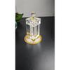 Nordic Tall Crystal Glass Toothpick Box with Lid Luxury Amber Transparent Cotton Swab Toothpick Box Dining Table Storage Jar