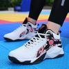 2025 Men's Basketball Shoes Cushioning Anti-Skid Sneakers Fitness Training Popcorn Rubber Sole Sports Casual Shoes