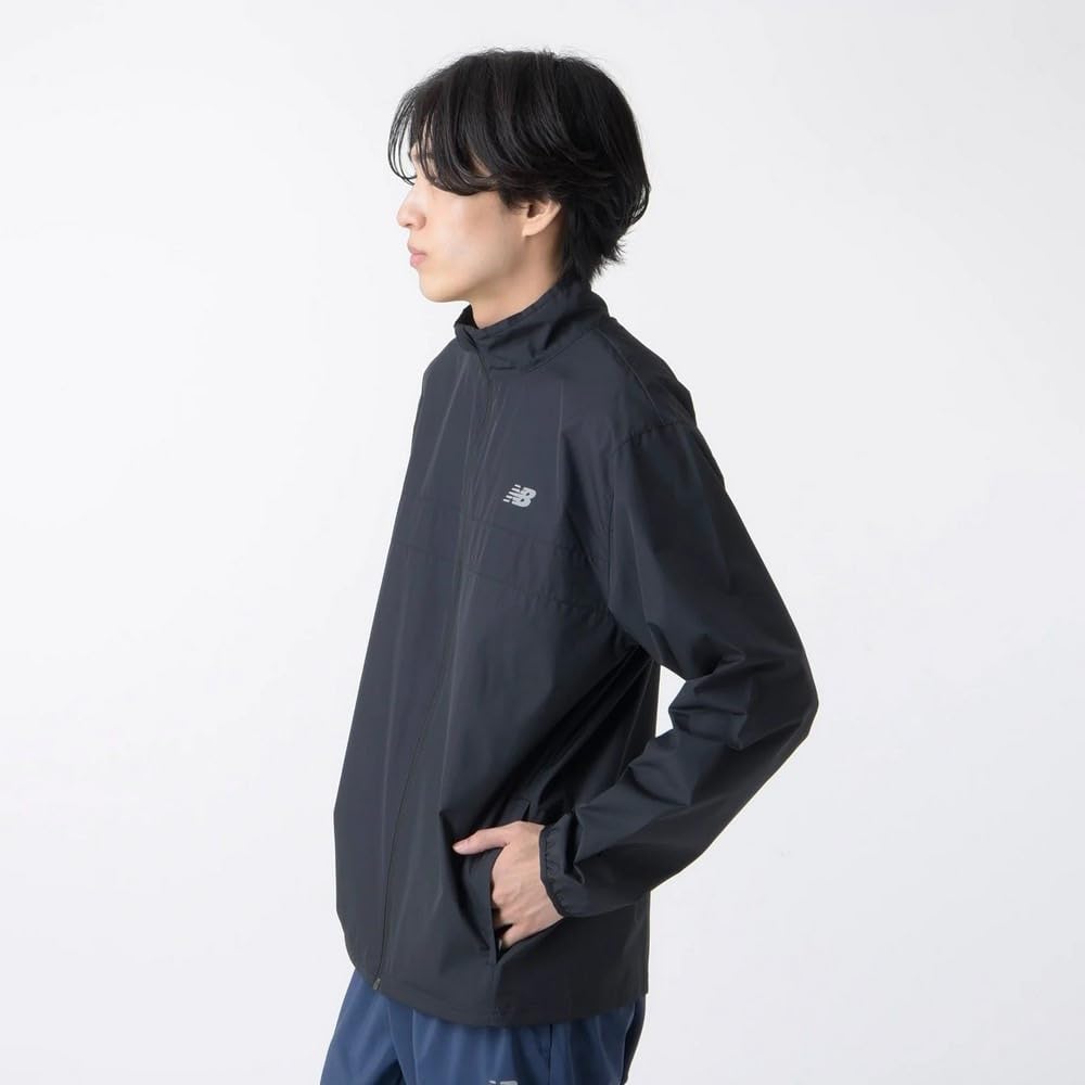 Куртка для бега New Balance BK L [New Balance] Мужская (MJ41243) (черный)
