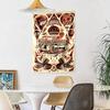 Tattoo Style Custom Your Name Wall Decor Tapestry Art For Pet Memorial Birthdaywedding Party Backdrop Family Gift