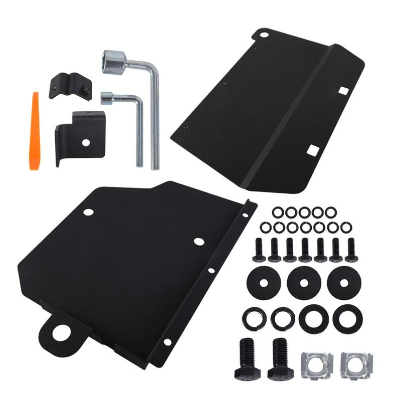 Aluminum Underbody Splash Guard Kit Rear Wheel Mud Flap Car Protective Tape Accessory for Ford Maverick 2024 2025