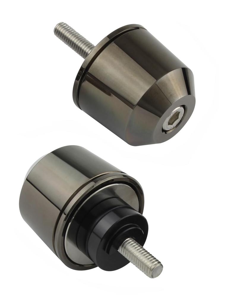 POSH FAITH Motorcycle Handlebar Middleweight Bar M6 Type for CT125 Hunter Black Ends, Ends, Honda/Suzuki CB1300SF/SB Cub, Etc., Chrome, 032979-66-10