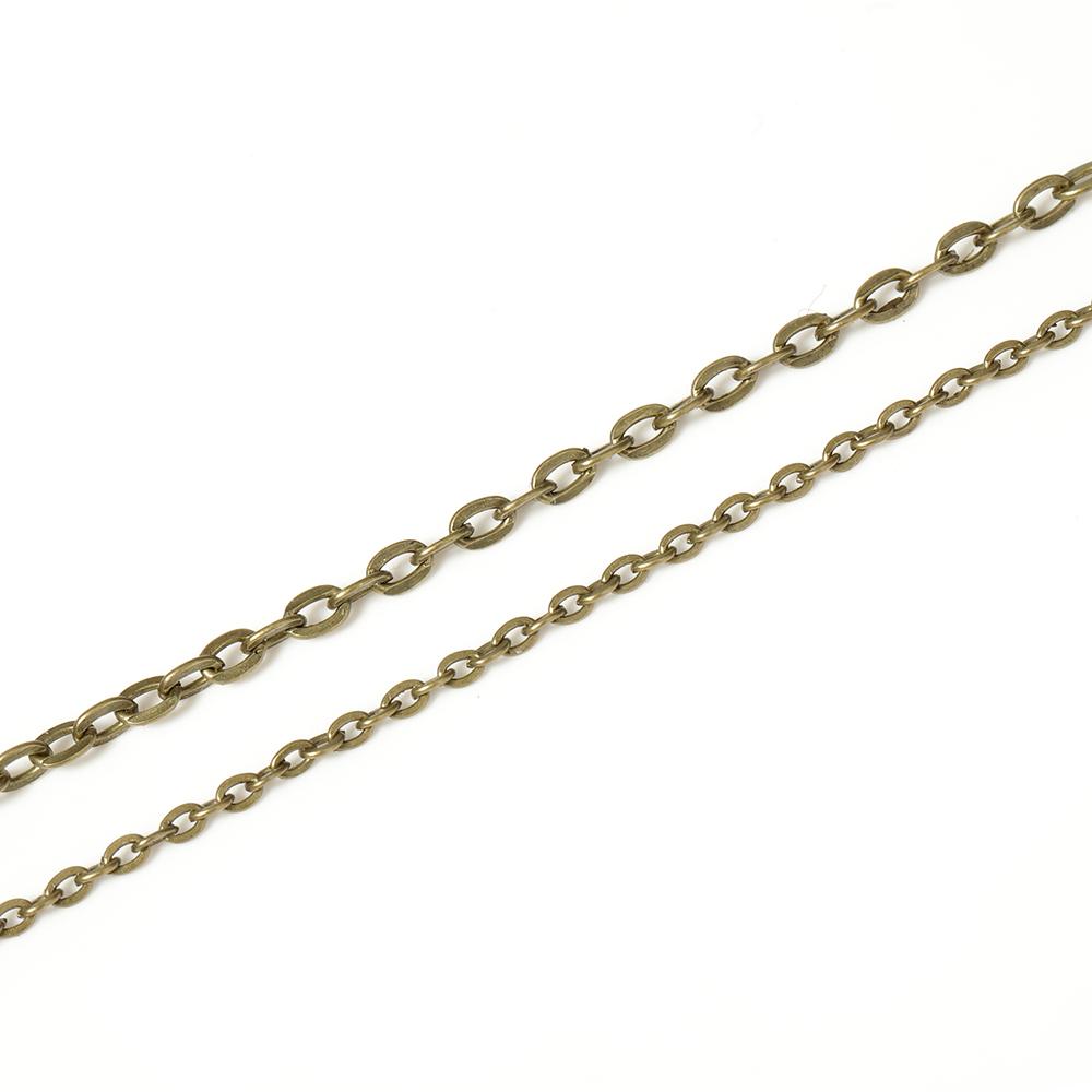5Meters Metal Link Chains Multi Color Bulk Necklace Bracelet Chain Accessory for DIY Jewelry Making Findings Supplies Wholesale