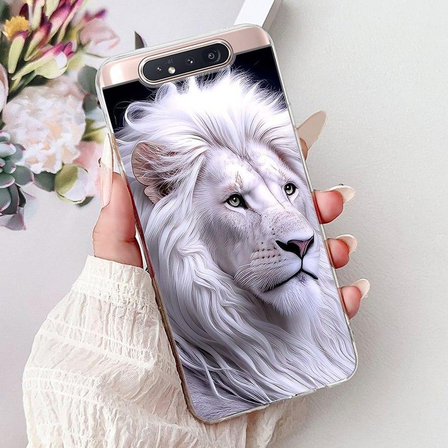 6,7" Чехол для Samsung Galaxy A80 SM-A805F SM-A8050 Funda Роскошный Кот-Дракон Мягкий Силиконовый Задний Чехол Для Samsung A80 A90 4G Coque