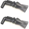 Still Awake 2 Pcs Aquarium Pump Duckbill Nozzle,Water Outlet Return Pipe Fitting,Fish Tank Duckbill Sprinkler Aquarium Pump Flare Duckbill