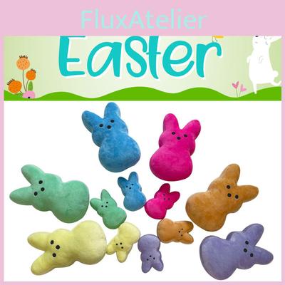 Очаровательные Peeps Just Born Мягкая набивная Зефирная Кролик Пасхальный Кролик Плюшевая Игрушка