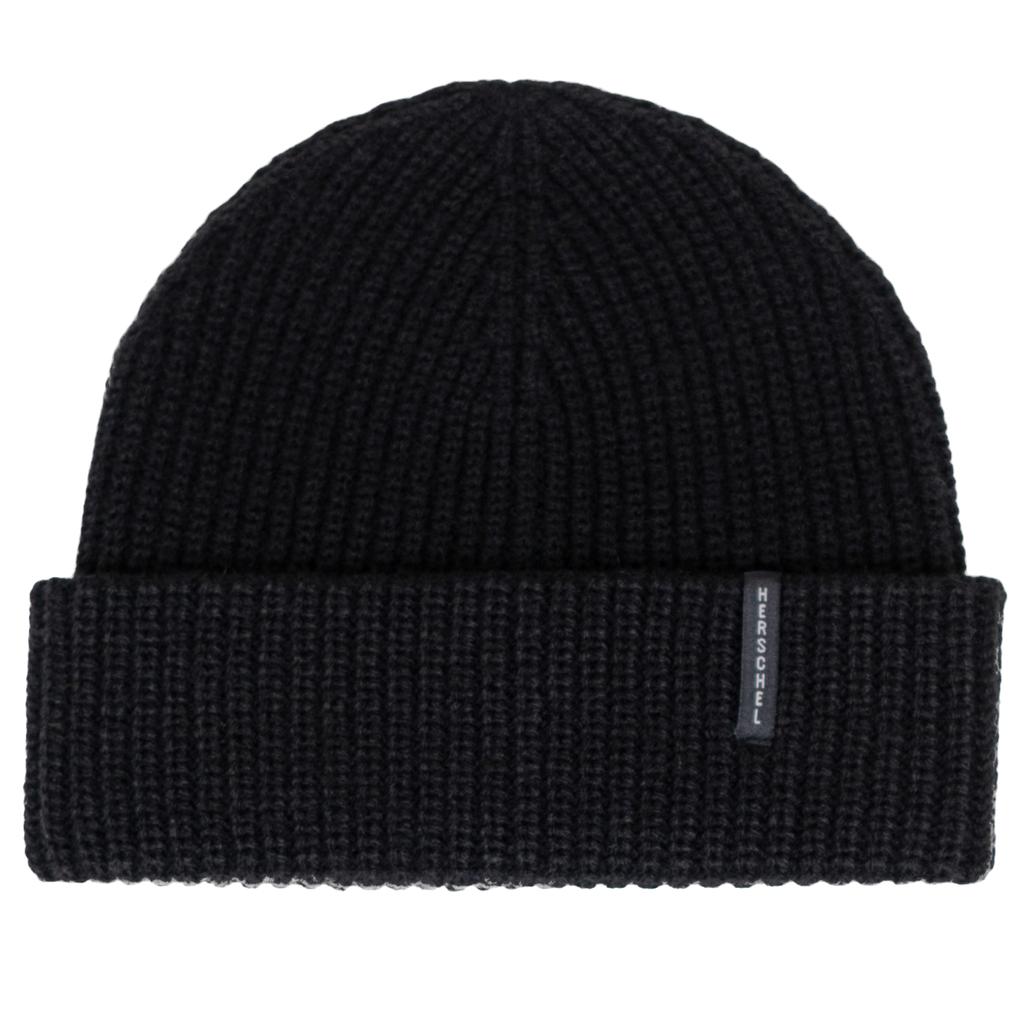Herschel Watch Cap Vertical ID Beanie, Unisex black Cap
