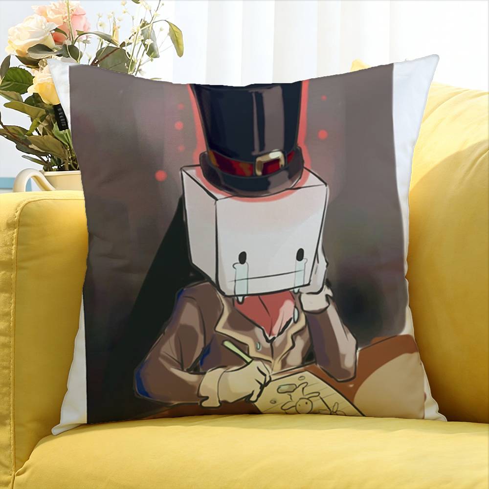 Funny Game Hatty Battleblock Theater Various Sizes Square Pillow Case For Car Home Bedchamber Decor