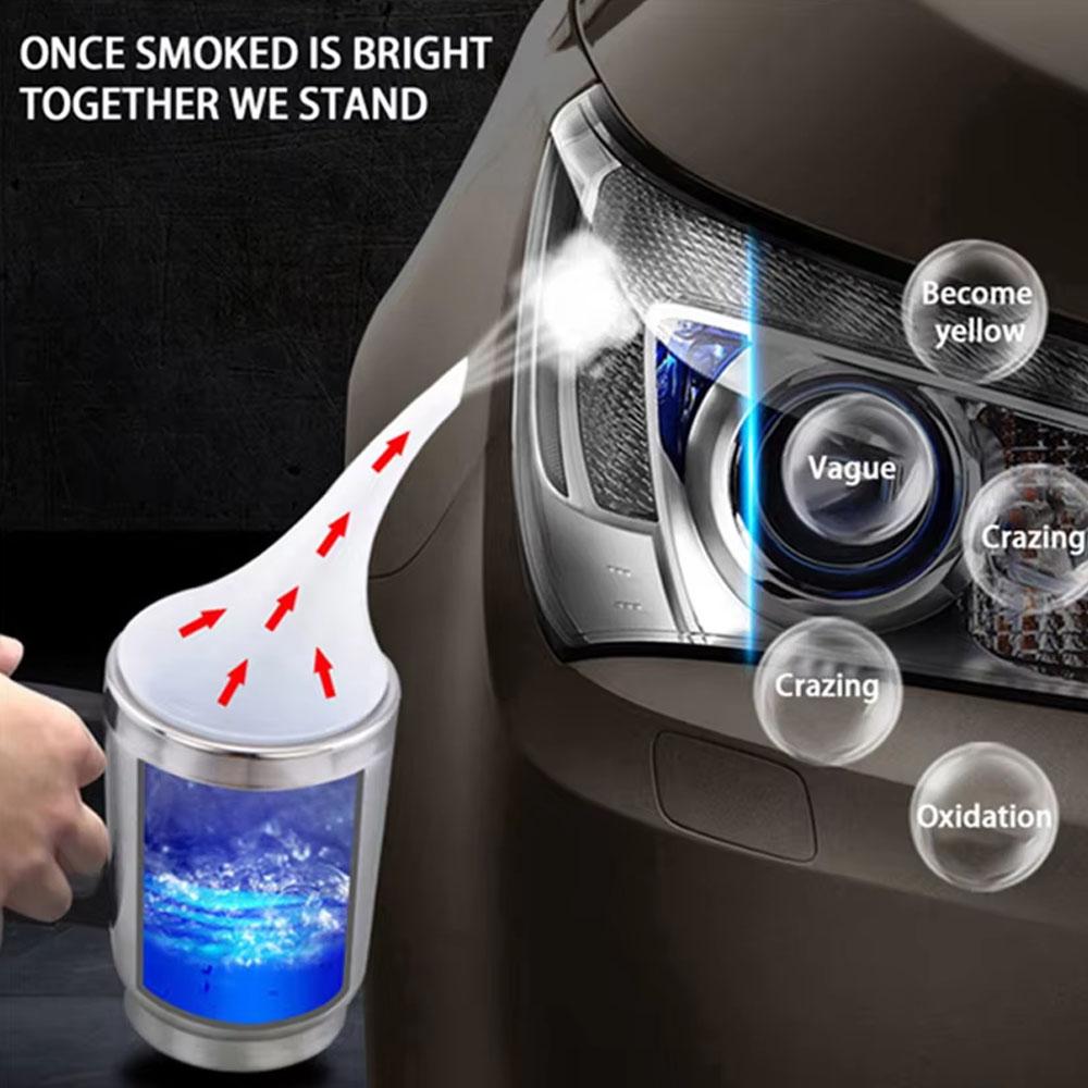 100 мл Набор для полировки фар автомобиля Жидкость для восстановления фар Полимерная жидкость для обновления фар Ремонтный Очищающий набор Автомобильный инструмент