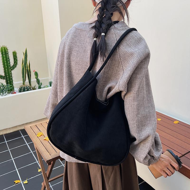 Large-capacity Soft Leather Bag Women's New Foreign-style Texture Shoulder Underarm Bag Tote Bag Women's Bag